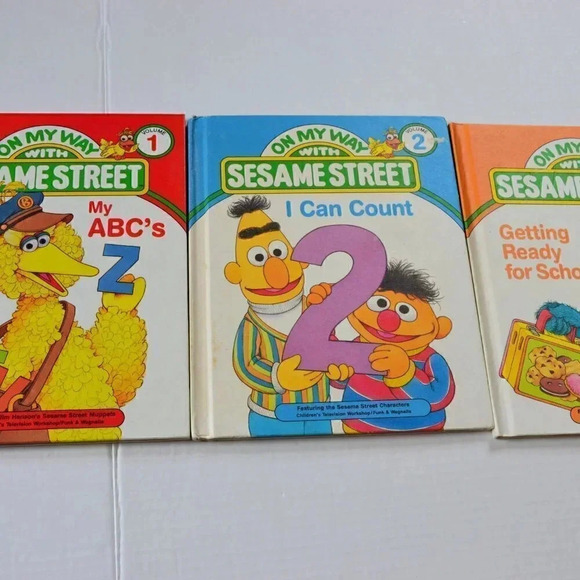 Vtg Sesame  St. Books - Picture 3 of 3